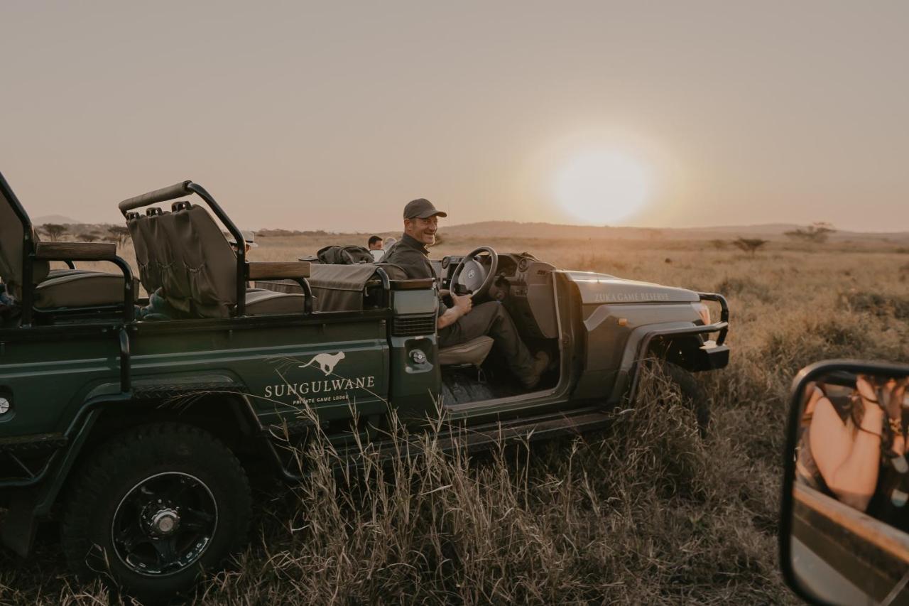 Sungulwane Private Game Lodge Hluhluwe Bagian luar foto