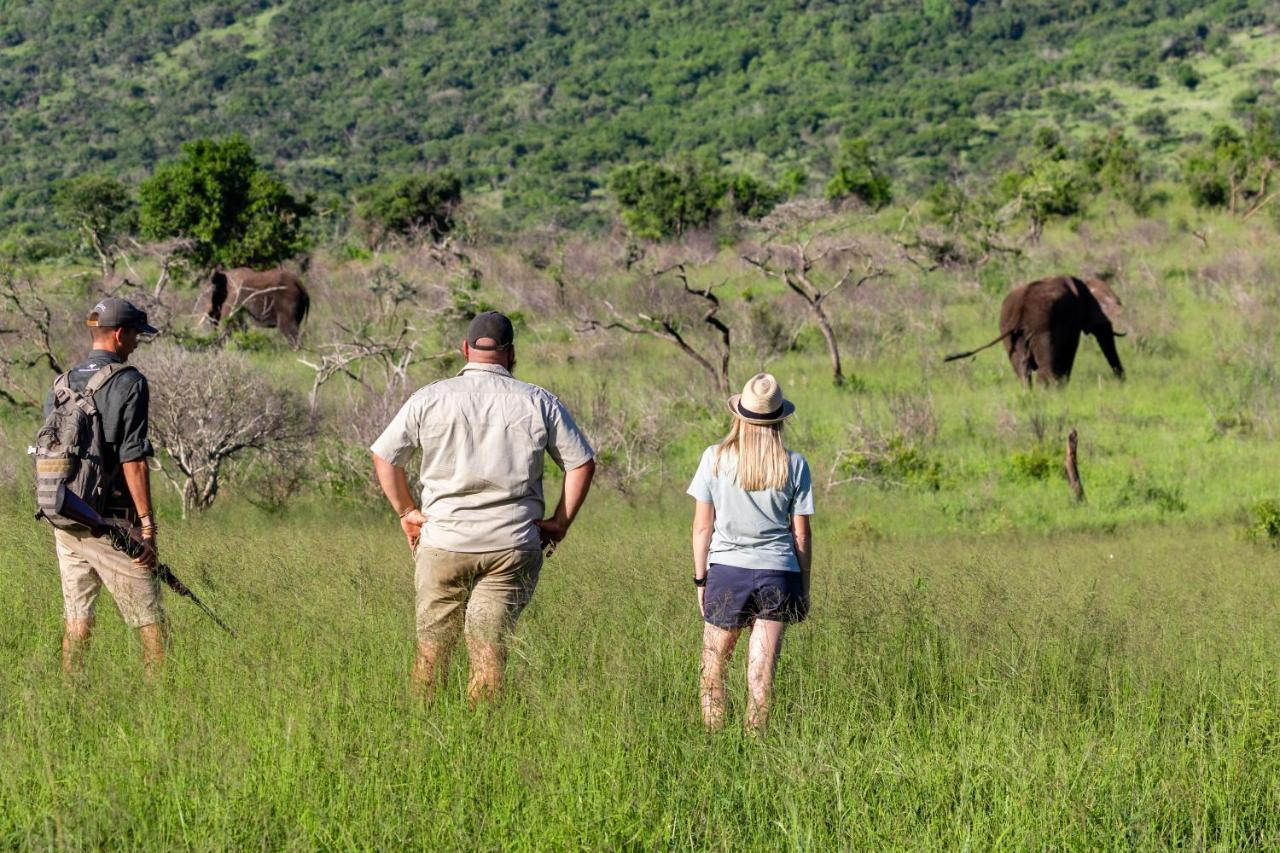 Sungulwane Private Game Lodge Hluhluwe Bagian luar foto